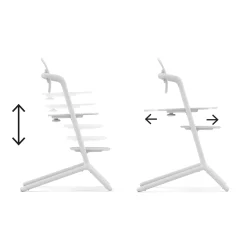 LEMO Hochstuhl All White