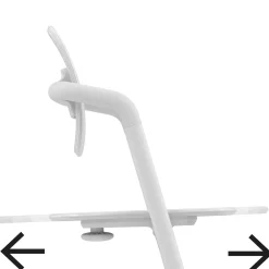 LEMO Hochstuhl All White