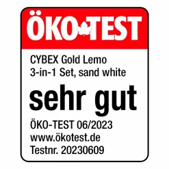 LEMO Hochstuhl 4in1 Set Sand/White