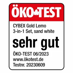 LEMO Hochstuhl 4in1 Set Sand/White