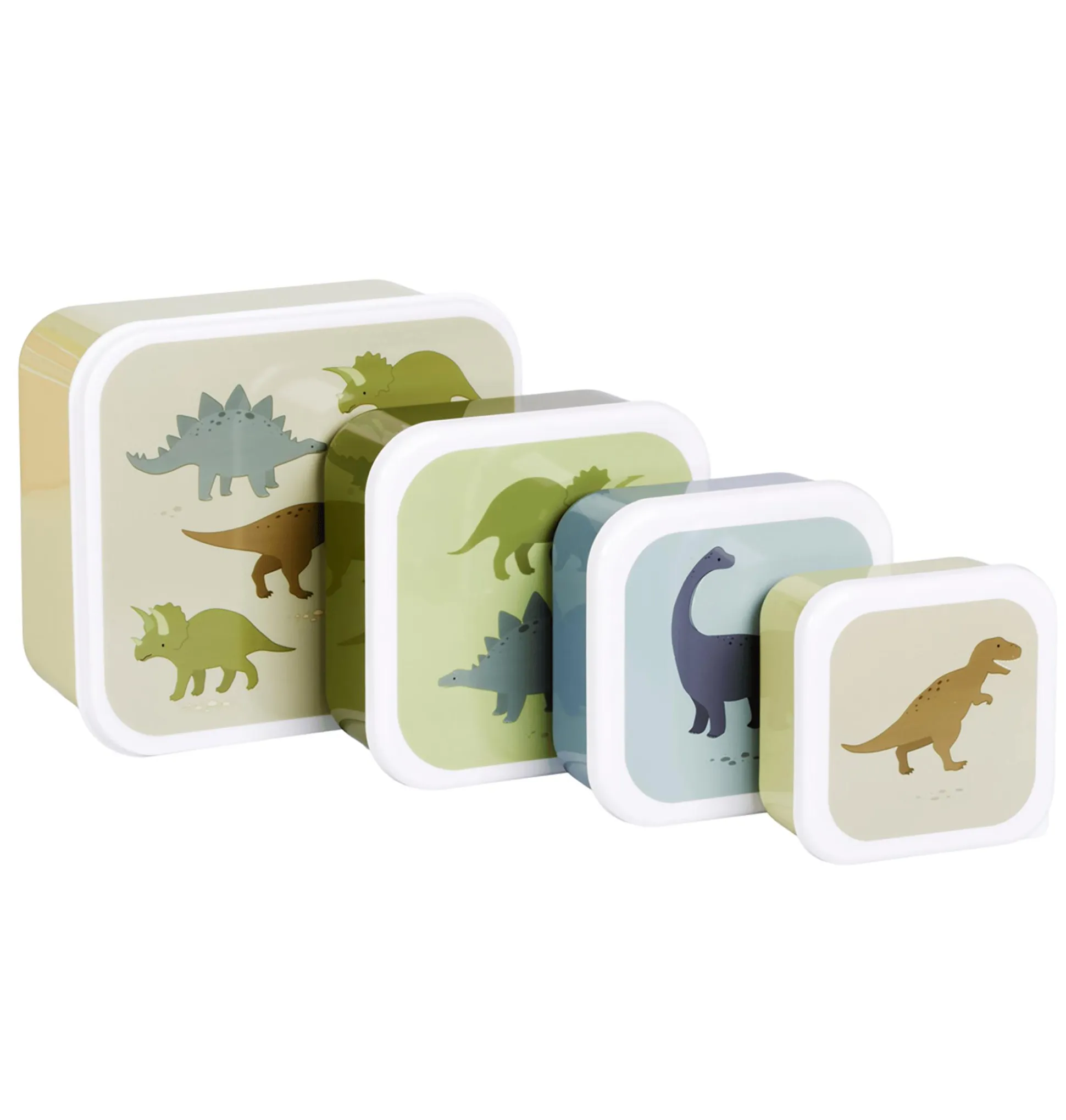 Lunchbox 4er-Set Dinosaurier