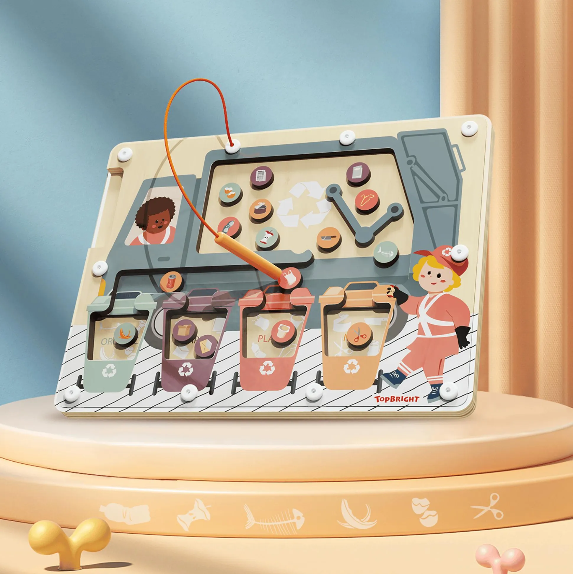 Magnetlabyrinth Abfall-Sortierer