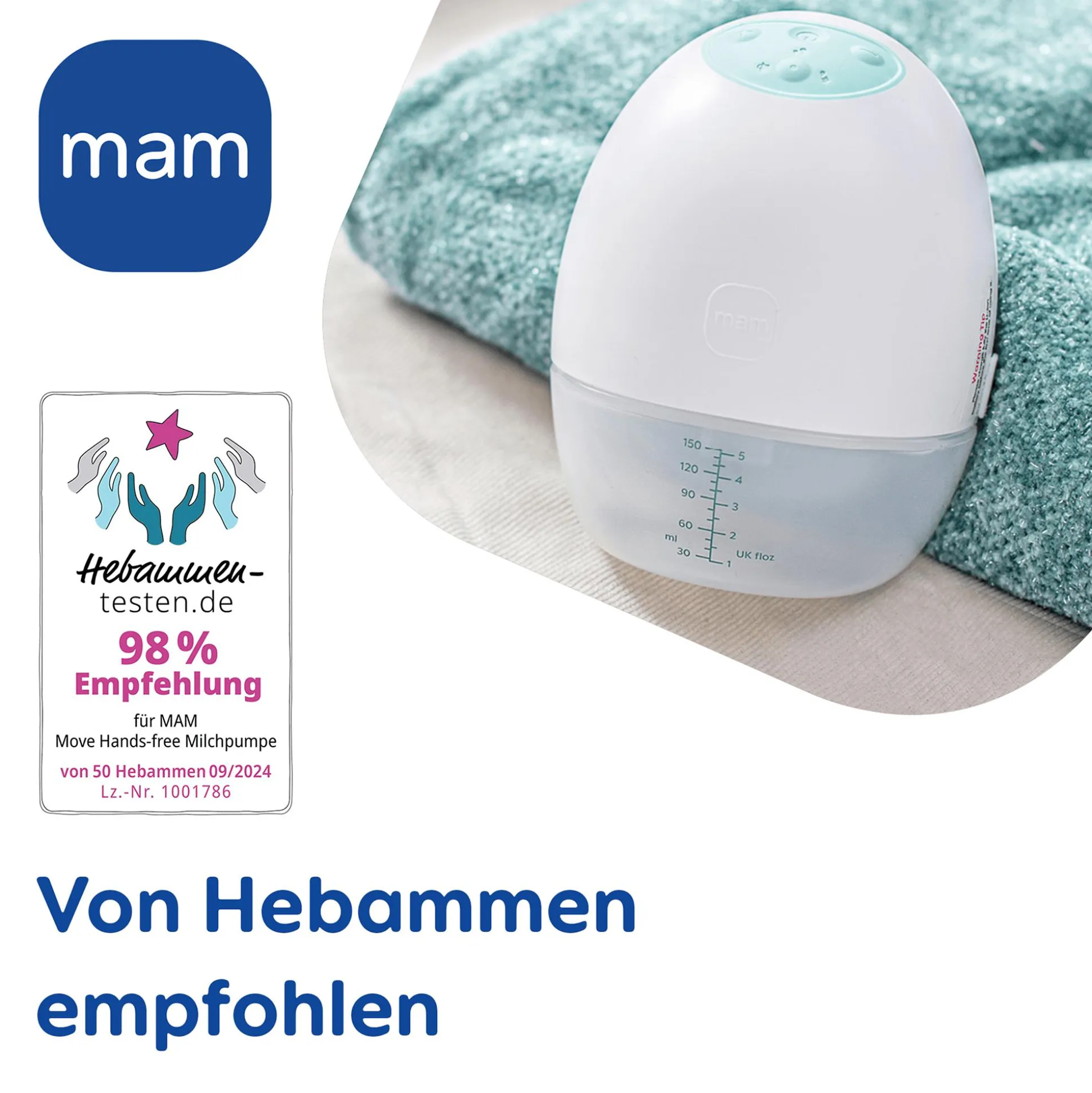 MAM Move Hands-free Doppelmilchpumpe