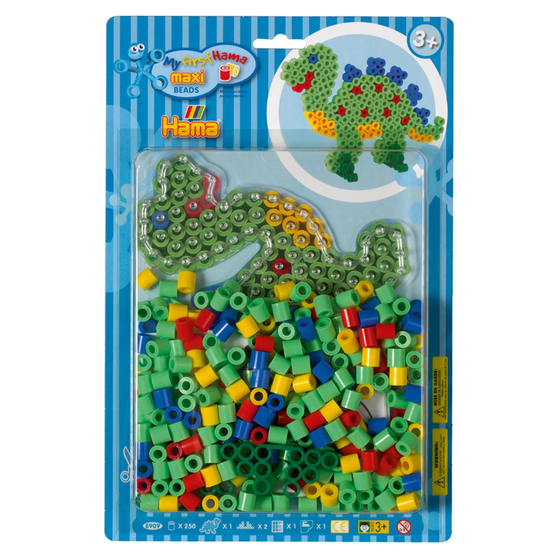 Maxi-Bügelperlen Set Dino