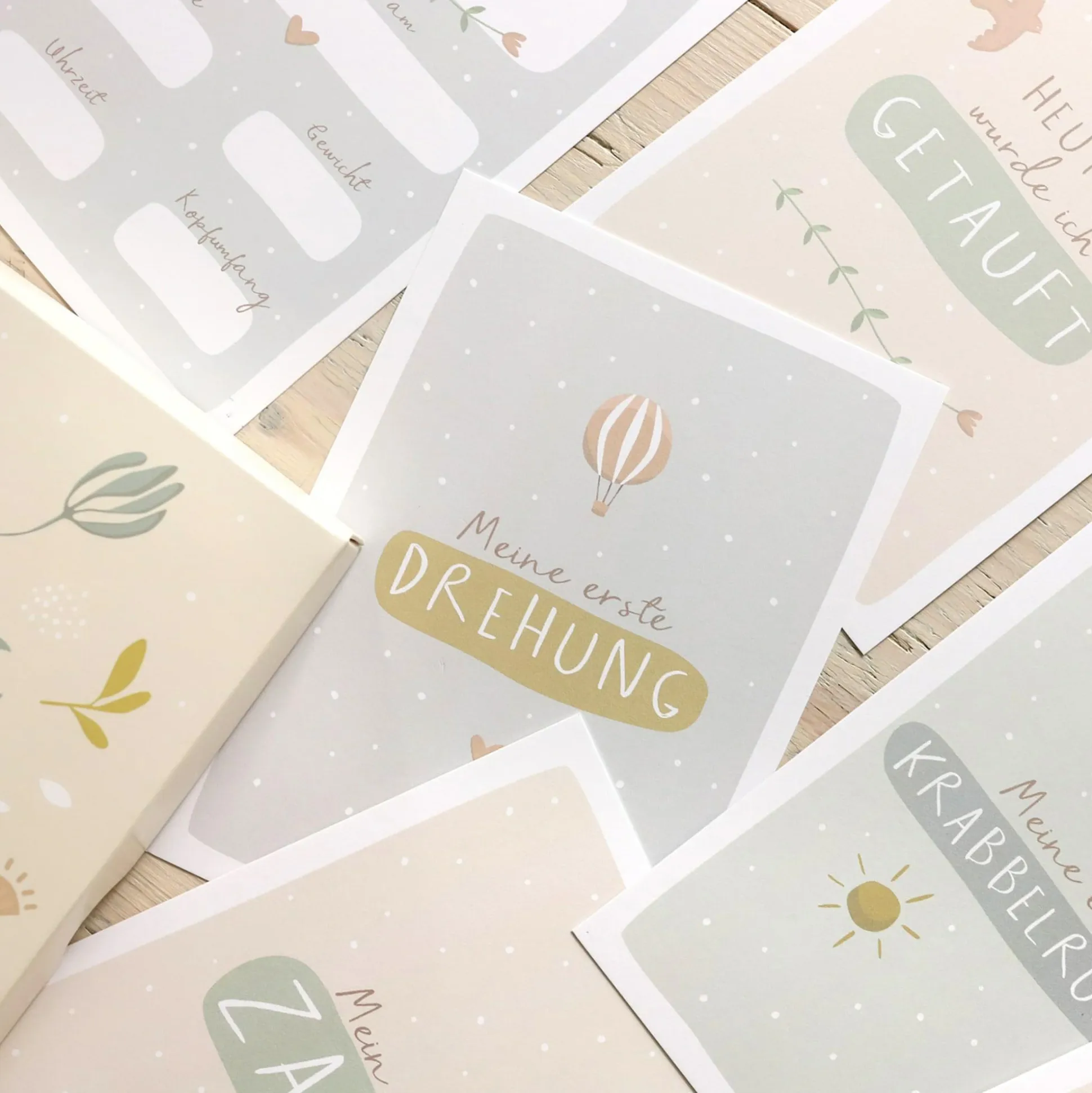 Meilensteinkarten Erstes Lebensjahr