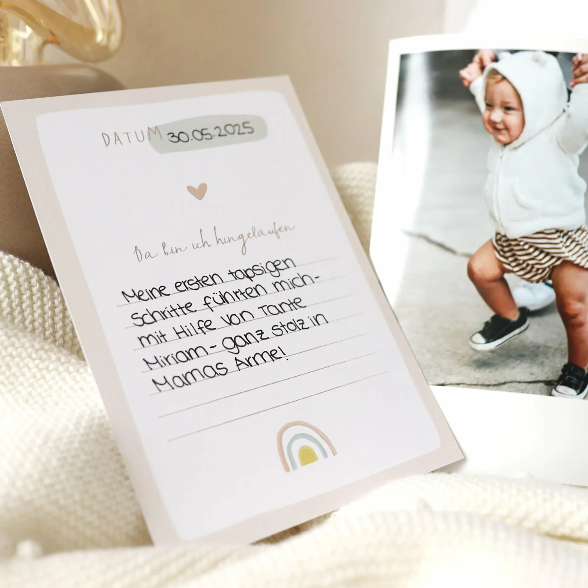 Meilensteinkarten Erstes Lebensjahr