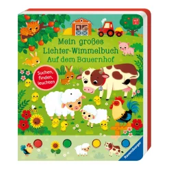 Mein großes Lichter-Wimmelbuch: Auf dem Bauernhof