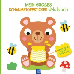 Mein großes Schaumstoffsticker-Malbuch Bär