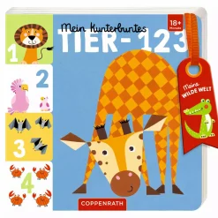 Mein kunterbuntes Tier-123 - Meine wilde Welt