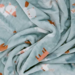 Mikrofaserdecke Baby Forest