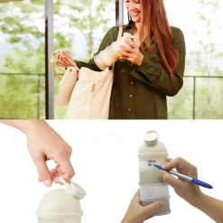 Milchpulverportionierer Babydose Beige