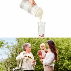 Milchpulverportionierer Babydose Beige