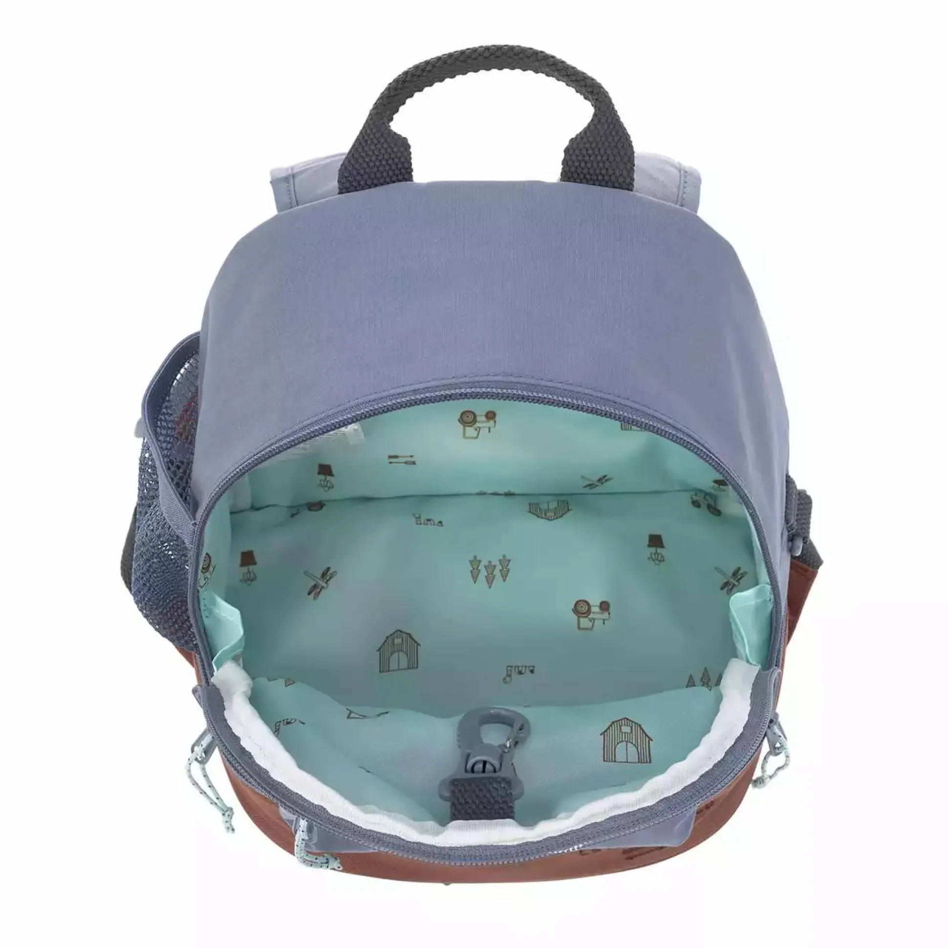 Mini Backpack Adventure Traktor Blue Denim