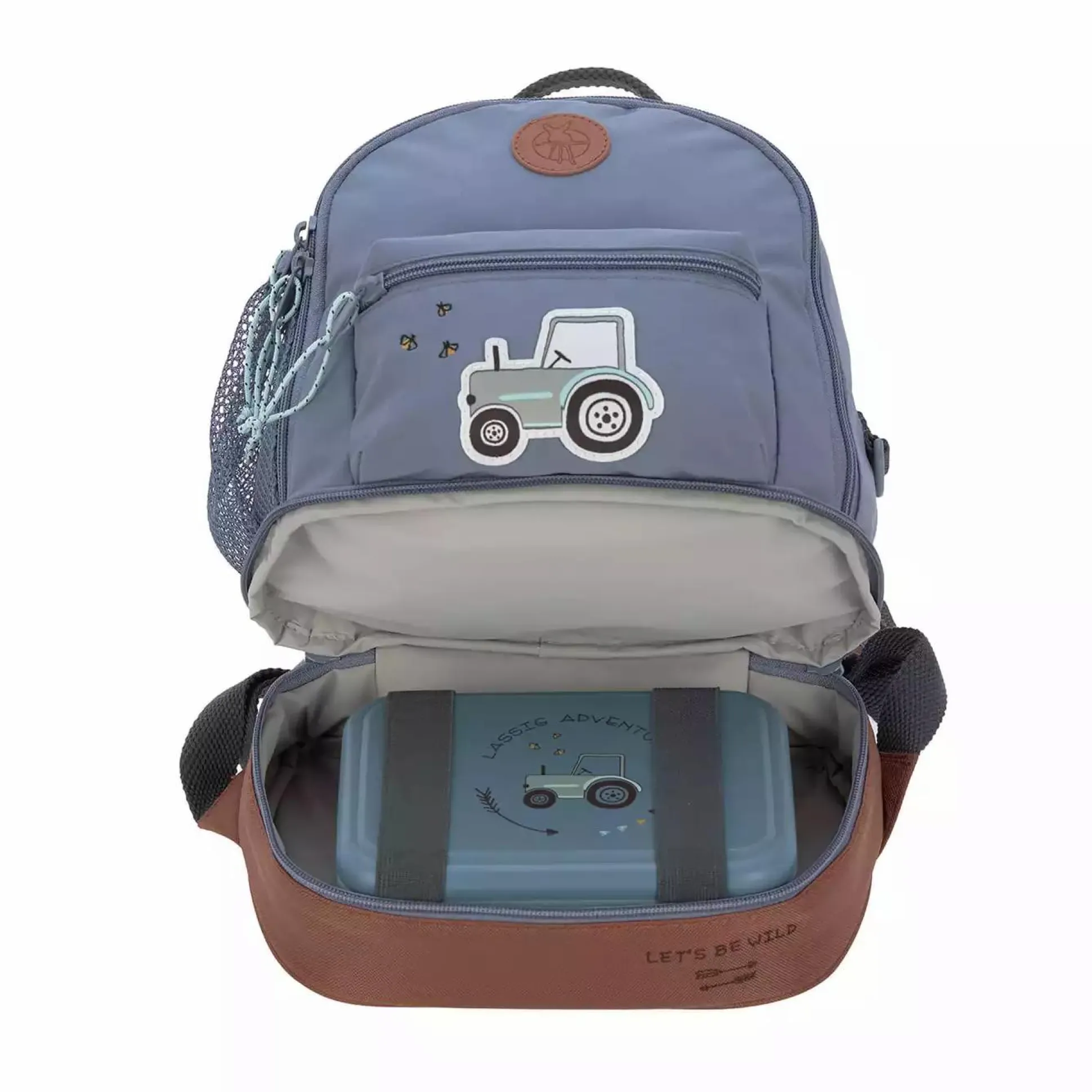 Mini Backpack Adventure Traktor Blue Denim