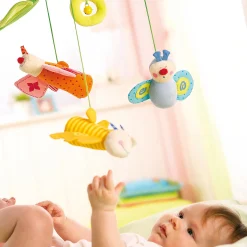 Mobile Blütenfalter bunt