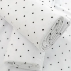 Moltontücher mit Punkten 80 x 80cm