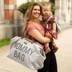 Mommy Bag® Wickeltasche Grau