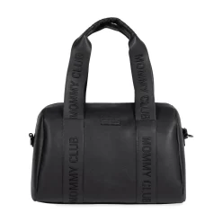 Mommy Club Wickeltasche Simili Leder Schwarz