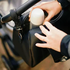 Mommy Club Wickeltasche Simili Leder Schwarz