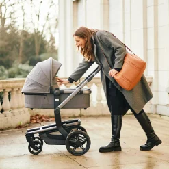 Mommy Club Wickeltasche Simili Leder Braun