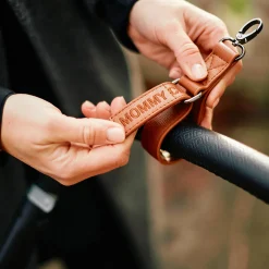 Mommy Club Wickeltasche Simili Leder Braun