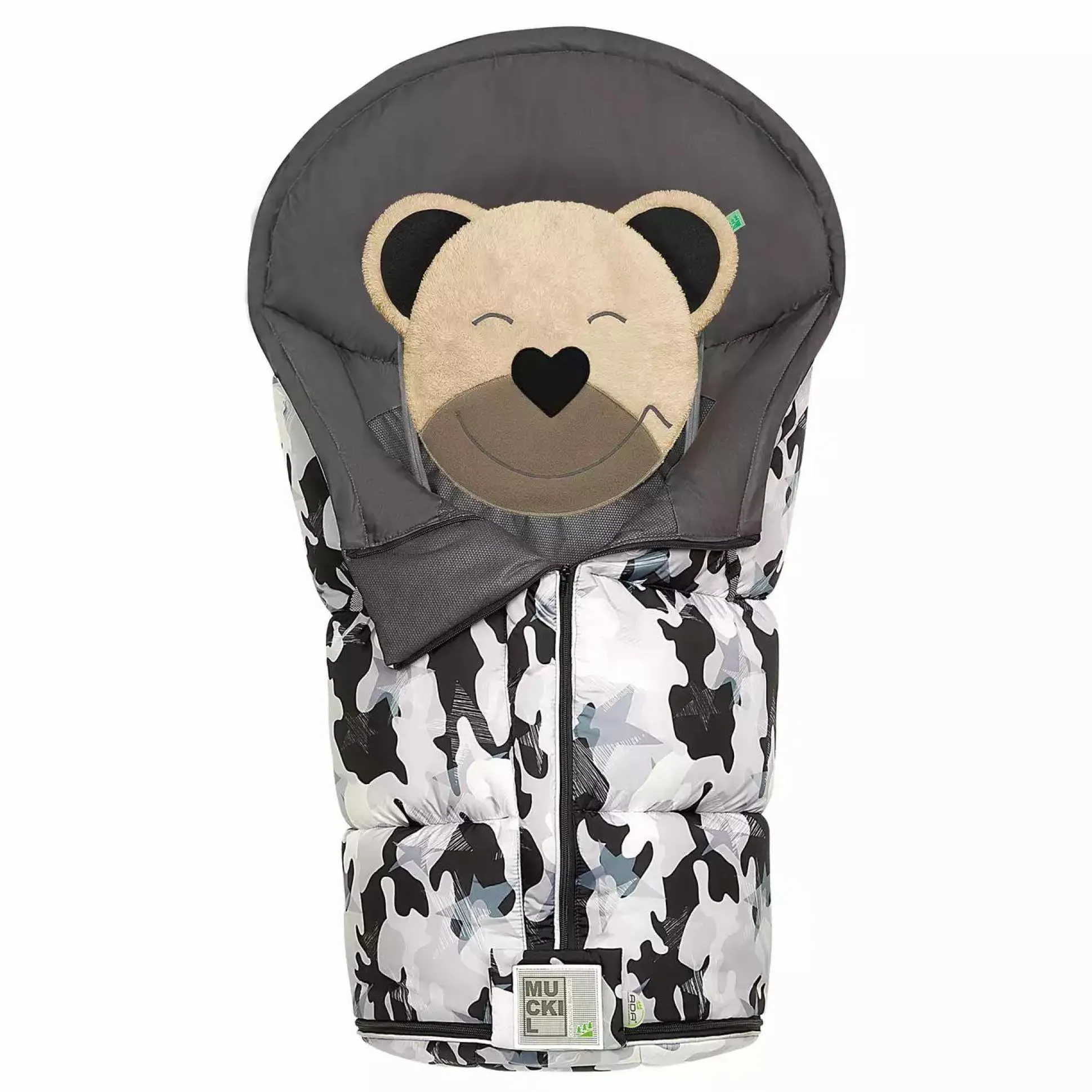 Mucki L Fashion Camouflage Stone-Black