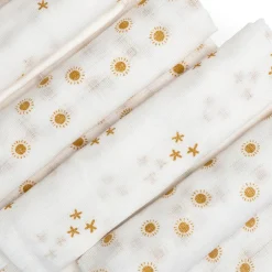 Mulltücher 80x80 5er Sonne