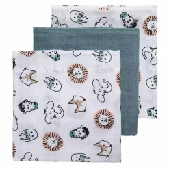 Mullwindeln Animal Green