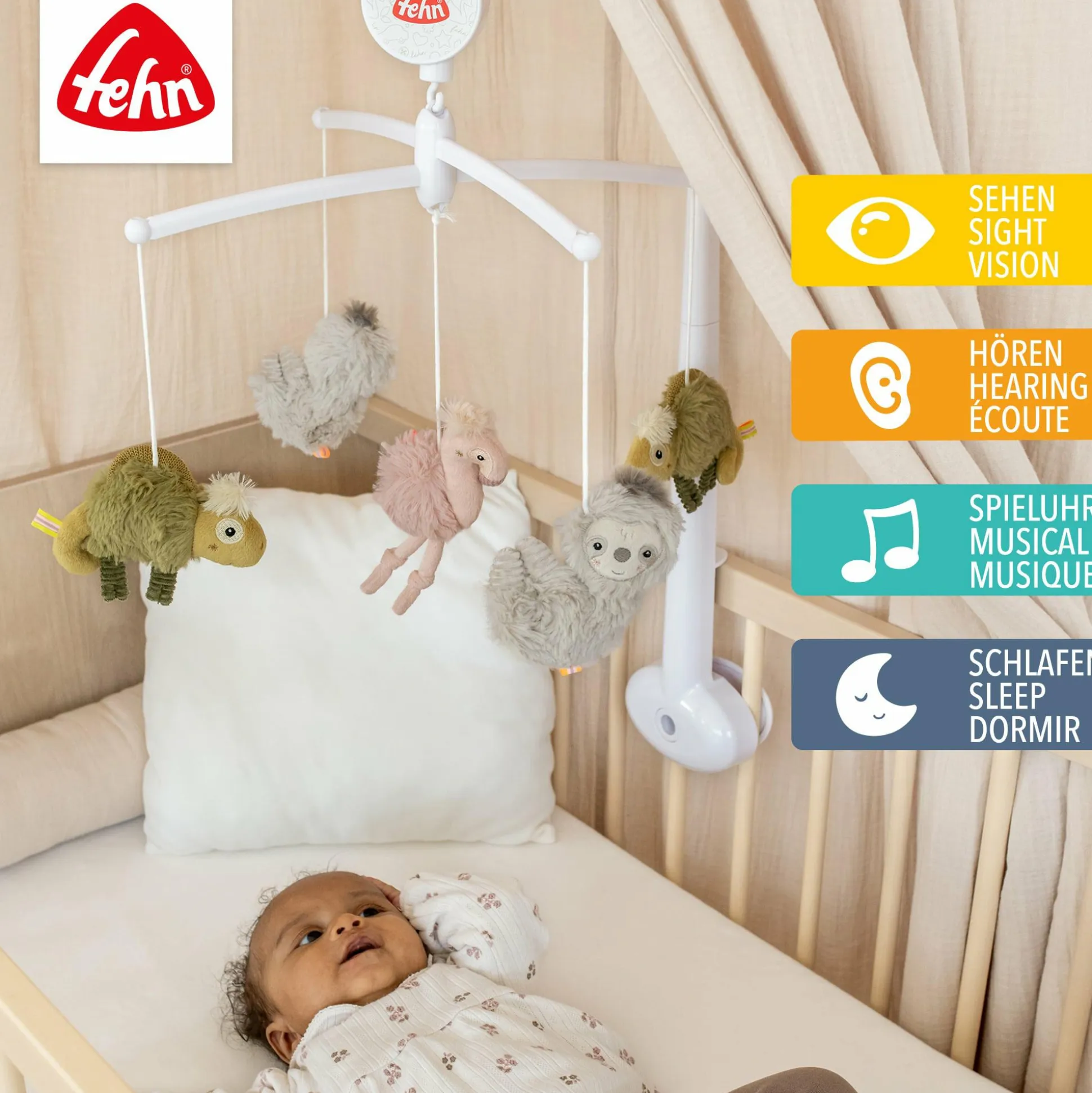 Musik-Mobile Lazy, Crazy und Pink