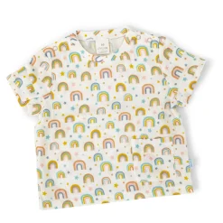 Musselin T-Shirt Regenbogen