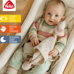 Musselin-Schmusetuch Vogel