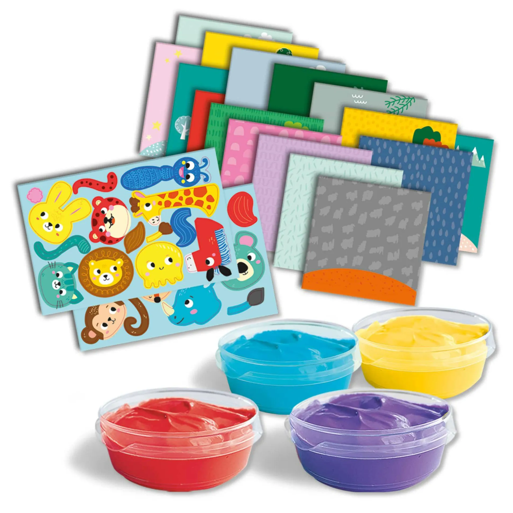 My first - Fingerfarbe Handabdruck Tiere