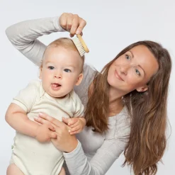 Natürliche Ziegenhaarbürste