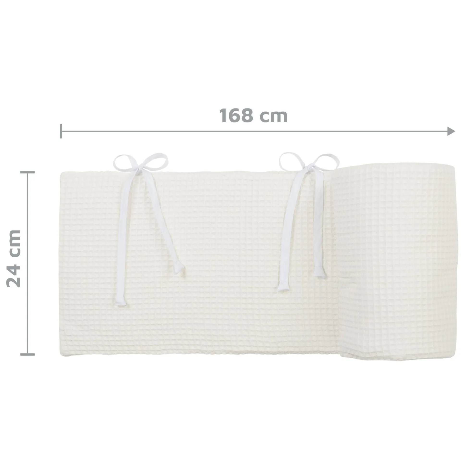 Nestchen Waffelpiqué Ivory