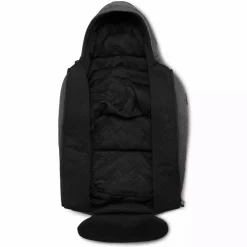 Neugeborenen Fußsack Diamond Edition Asphalt