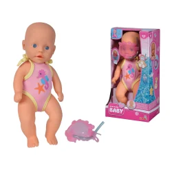 New Born Baby Badepuppe