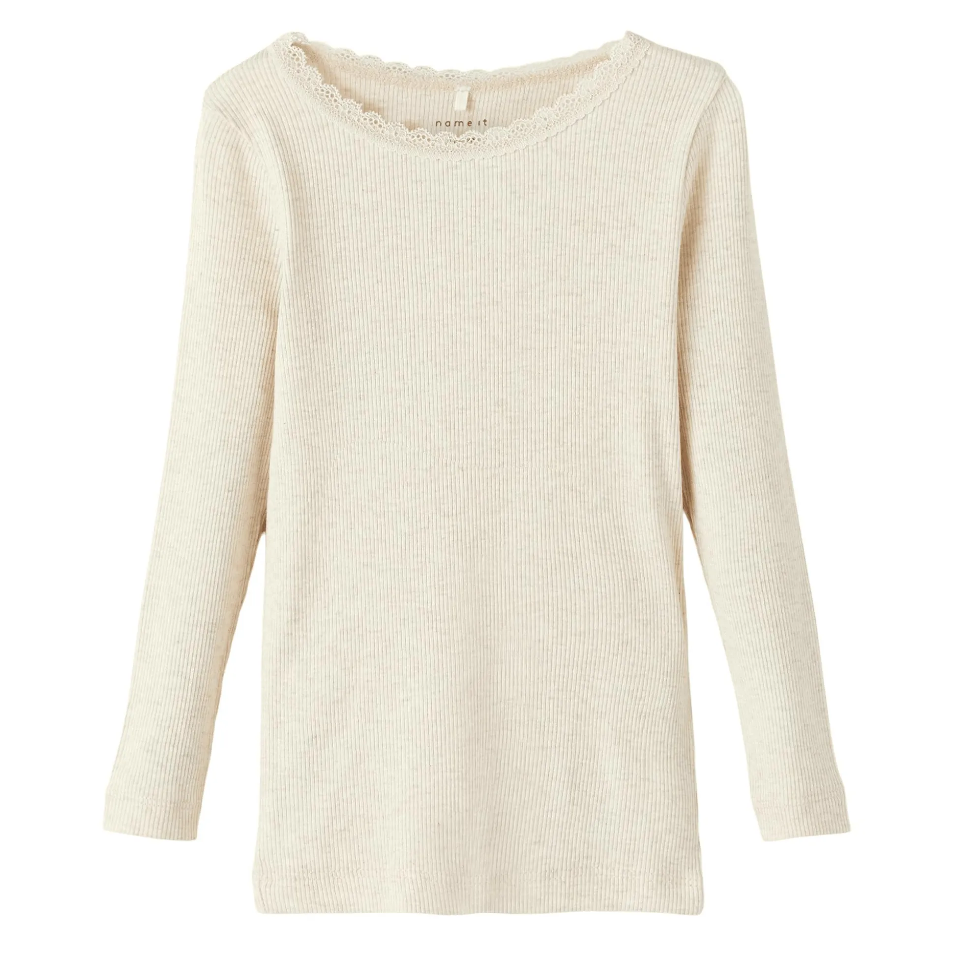 NMFKAB LS RIB TOP natur mel. NOS Peyote Melange DL FS25