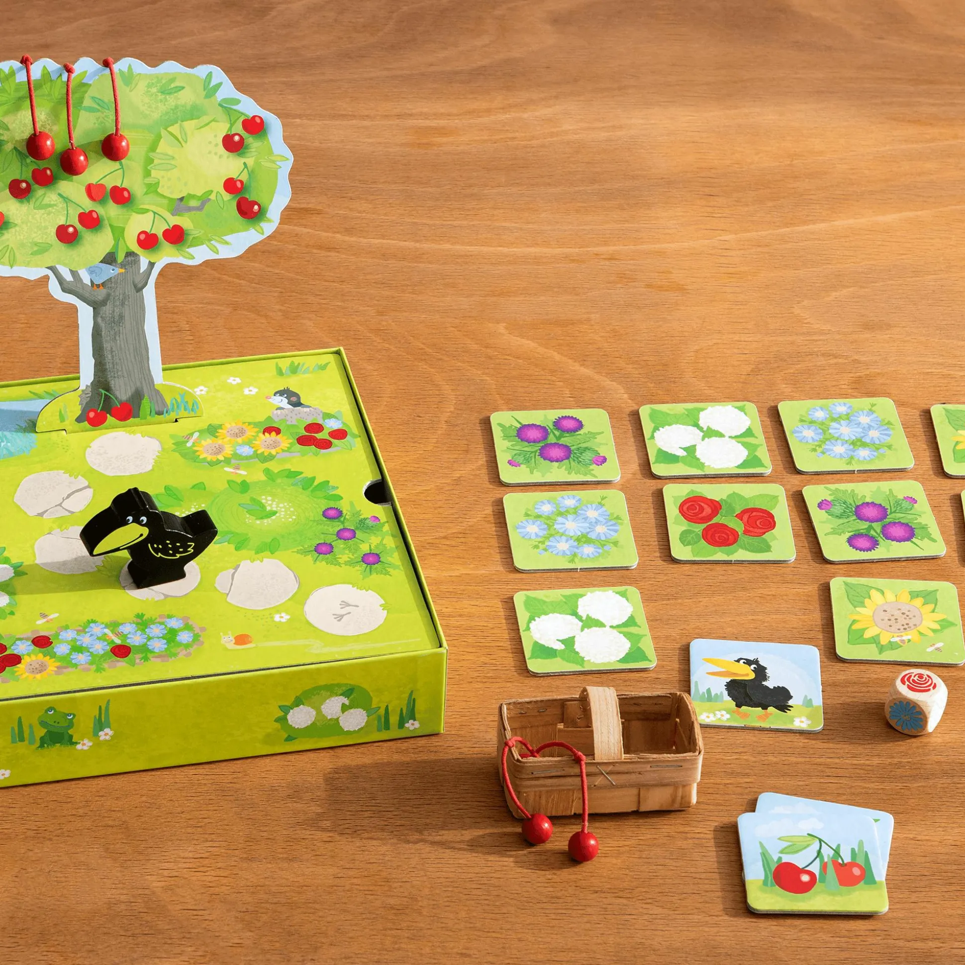 Obstgärtchen - Die Kirschenernte