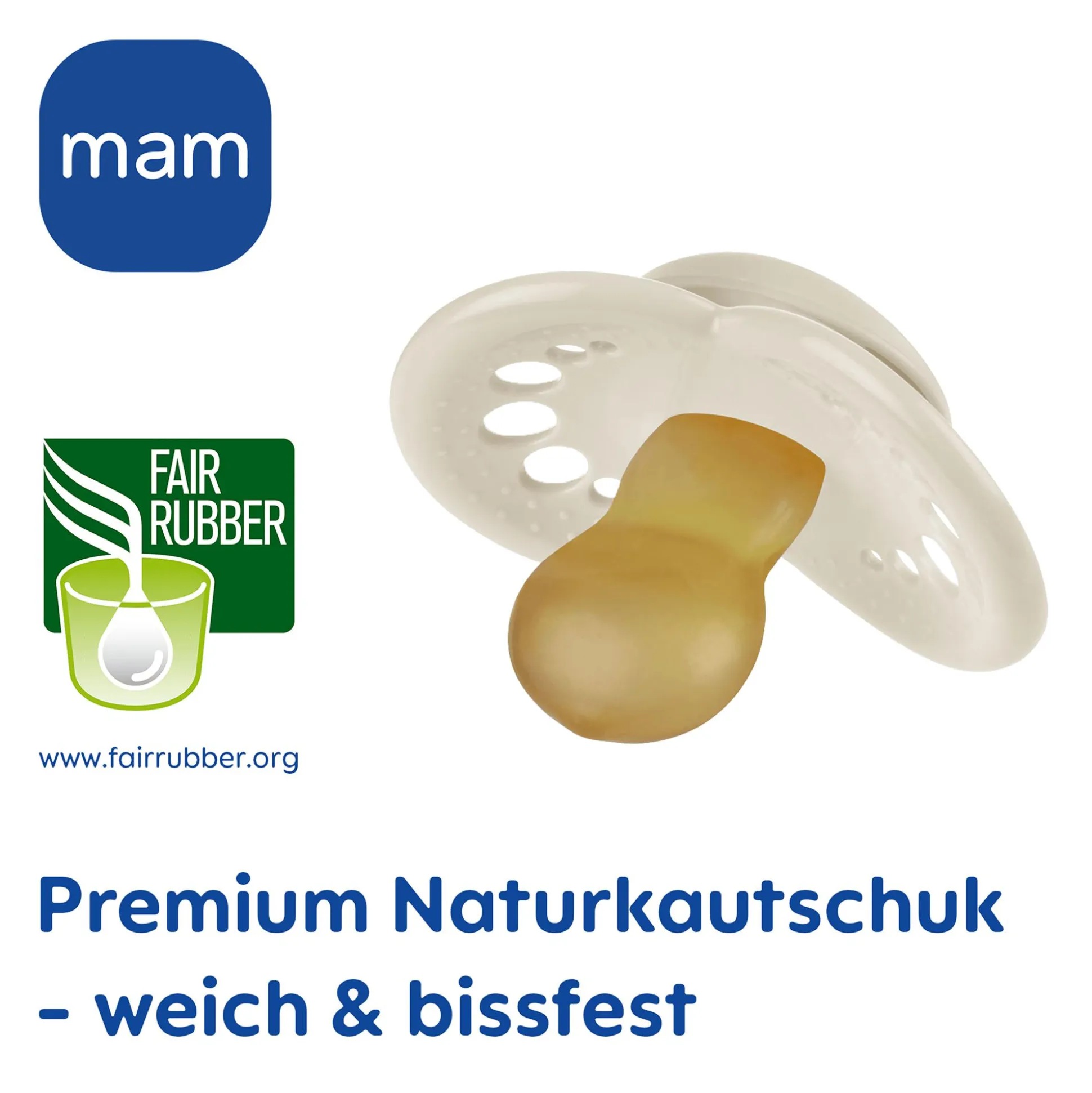 Original matt Latex 0 - 6 Monate 2 Stück Hase/Reh