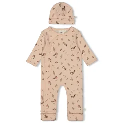 Overall mit Mütze Vogel