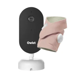 Owlet Dream Bundle: Dream Sock + Owlet Dream Sight Baby Kamera Rose