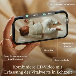 Owlet Dream Bundle: Dream Sock + Owlet Dream Sight Baby Kamera Rose