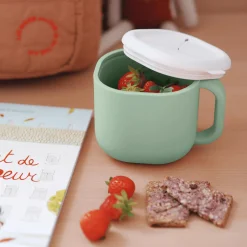 Pick'n Snack Salbeigrün - Silikon Snack Box