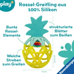 Play+ Rassel-Greifling Ananas