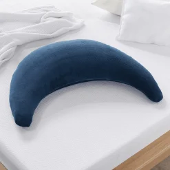 Plüschmond Dunkelblau