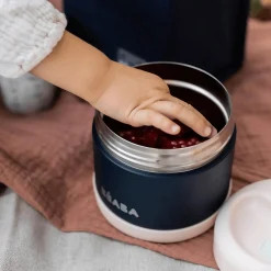 Portionsbehälter Edelstahl 300ml Nachtblau