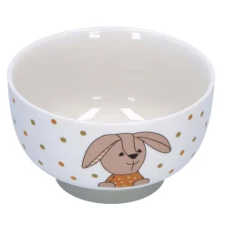 Porzellan-Geschirr-Set Elefant & Hase