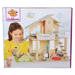 Puppenhaus mit Möbeln