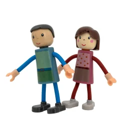 Puppenhaus mit Möbeln