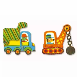 Puzzle Duo - Bewegte Fahrzeuge